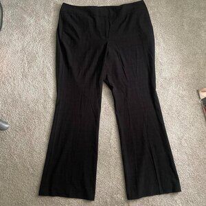 Anne Taylor Black Plaid Trousers sz 14P